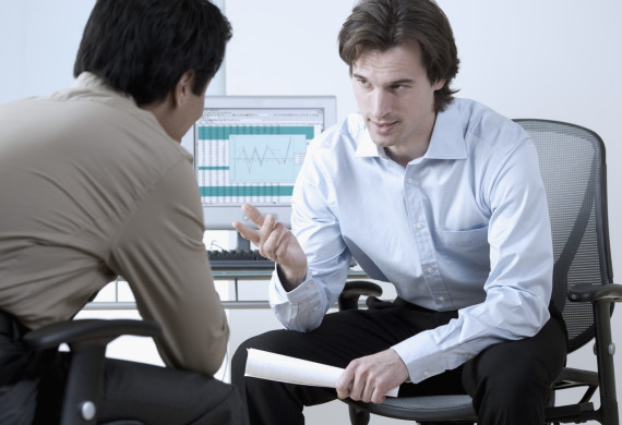 Business Discussion --- Image by © Royalty-Free/Corbis